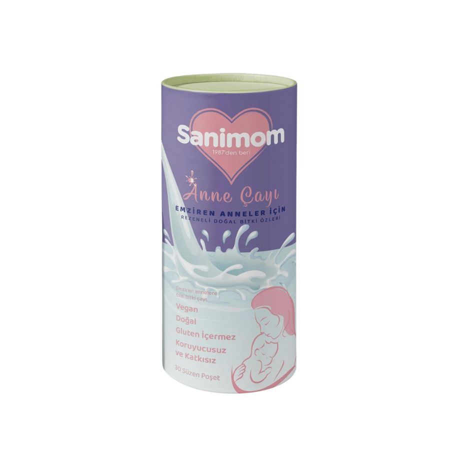 Sanimom شاي لزيادة حليب الأم – دعم طبيعي وآمن للرضاعة