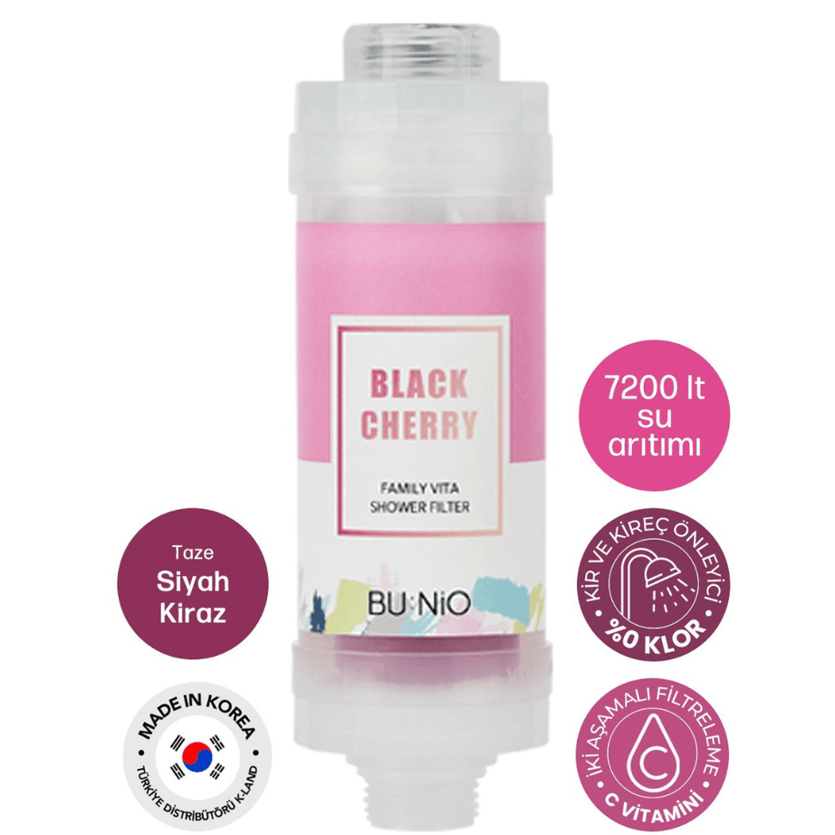 فلتر الدوش المضاد لتساقط الشعر | لحماية الشعر والبشرة| بفيتامين سي برائحة الكرز الاسود