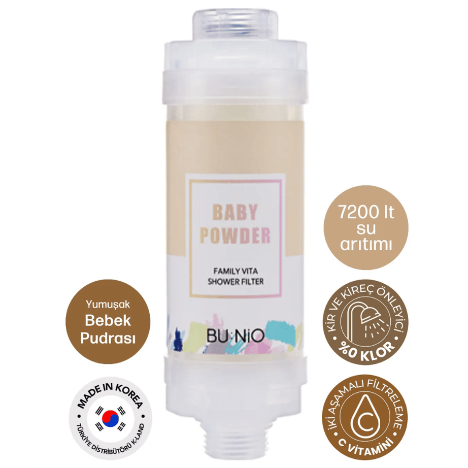 فلتر الدوش المضاد لتساقط الشعر | لحماية الشعر والبشرة | بفيتامين سي برائحة بودرة الأطفال