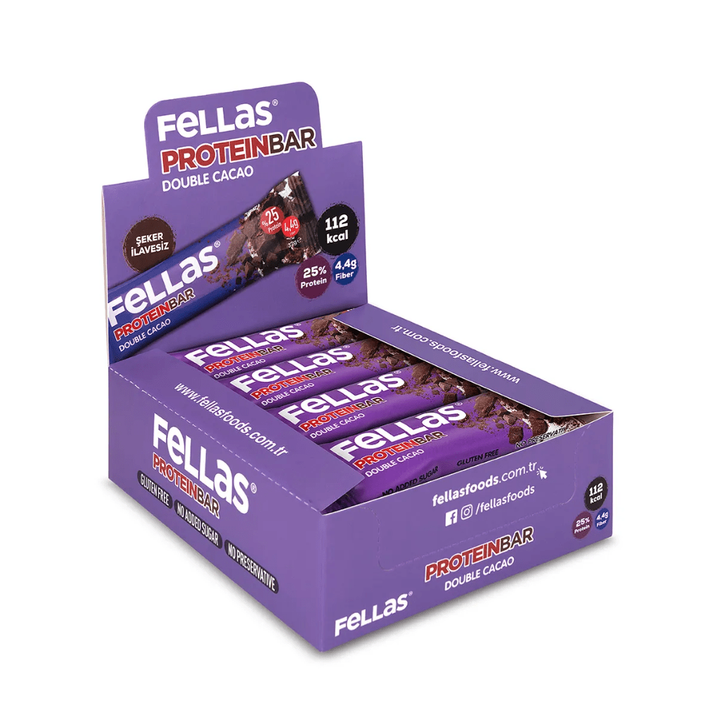 فيلاس بروتين بار بنكهة الكاكاو 12 قطعة × 32غ