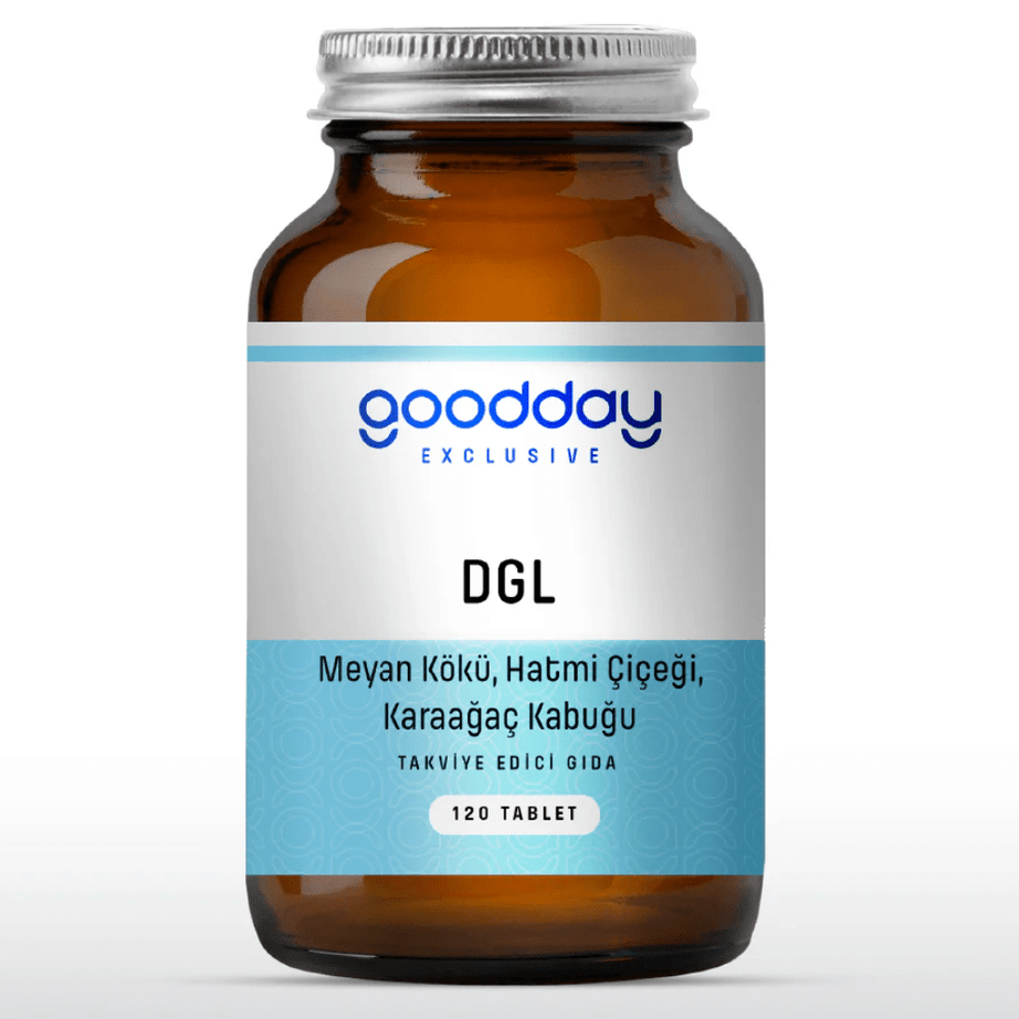 Goodday أقراص DGL الغذائية والمهمة للجسم 120 قرص