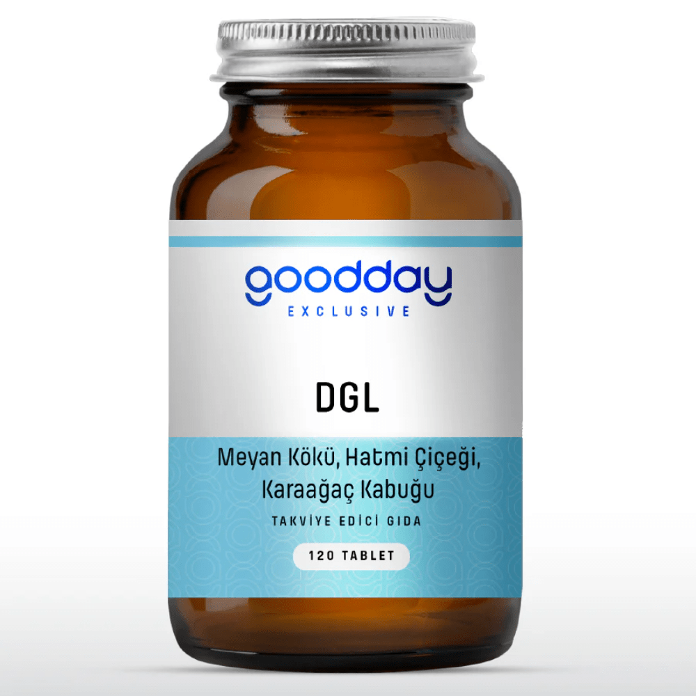 Goodday أقراص DGL الغذائية والمهمة للجسم 120 قرص