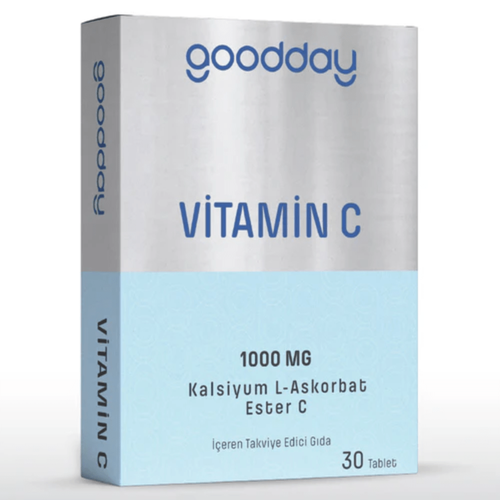 Goodday فيتامين سي استر لطيف وفعّال لتعزيز المناعة 30 قرص