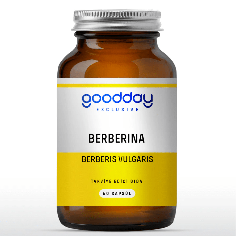 Goodday كبسولات مستخلص البربرينا مع مسنخلصات نباتية 60 كبسولة
