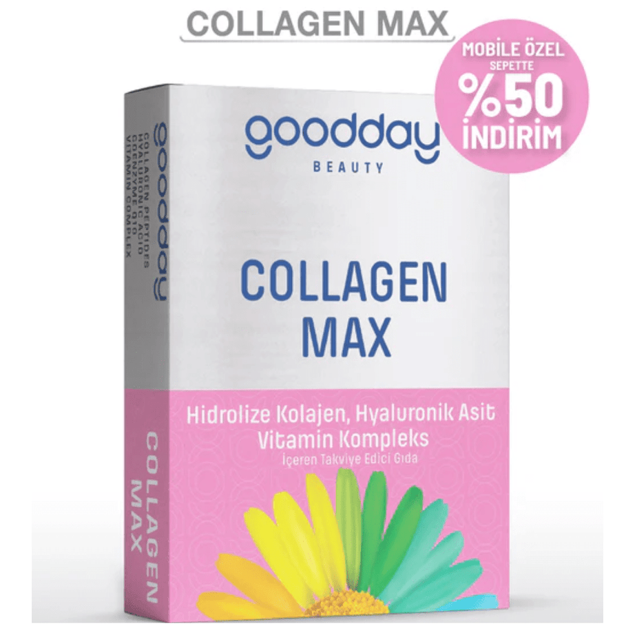 Goodday مكمل الكولاجين مع فيتامينات مهمة لدعم صحة البشرة 30 قرص