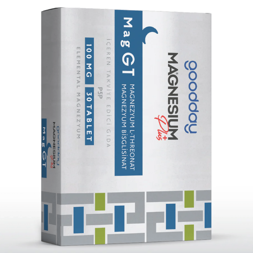 Goodday مكمل المغنيسيوم بيسجليسينات + إل - ثريونات مع فيتامين B6 30 قرص