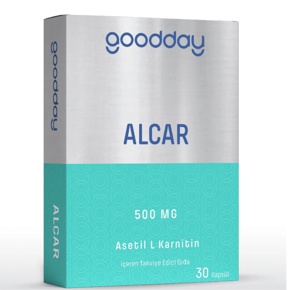 Goodday مكمل أستيل L - كارنيتين لإنتاج الطاقة وتعزيز الأداء العضلي 30 كبسولة