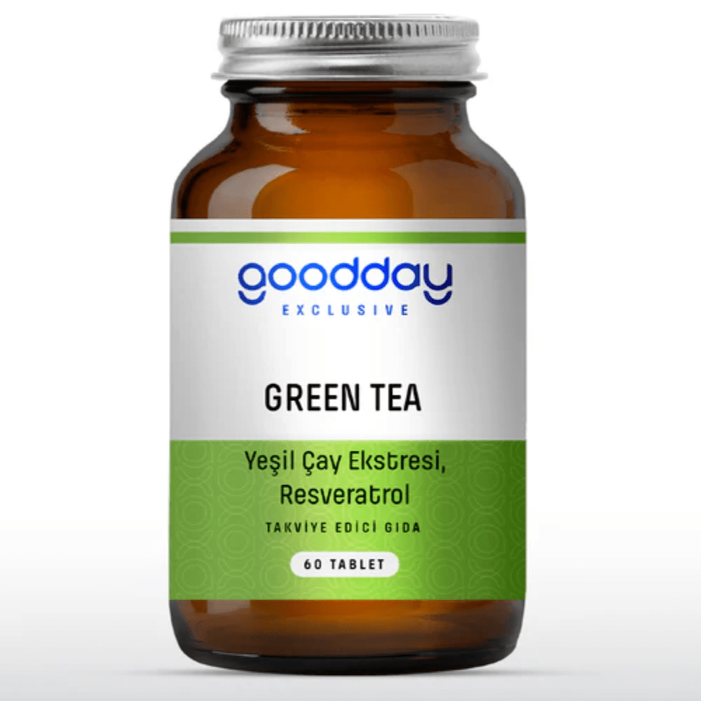 Goodday مكمل غذائي نباتي بالشاي الأخضر و الريسفيراترول 60 قرص