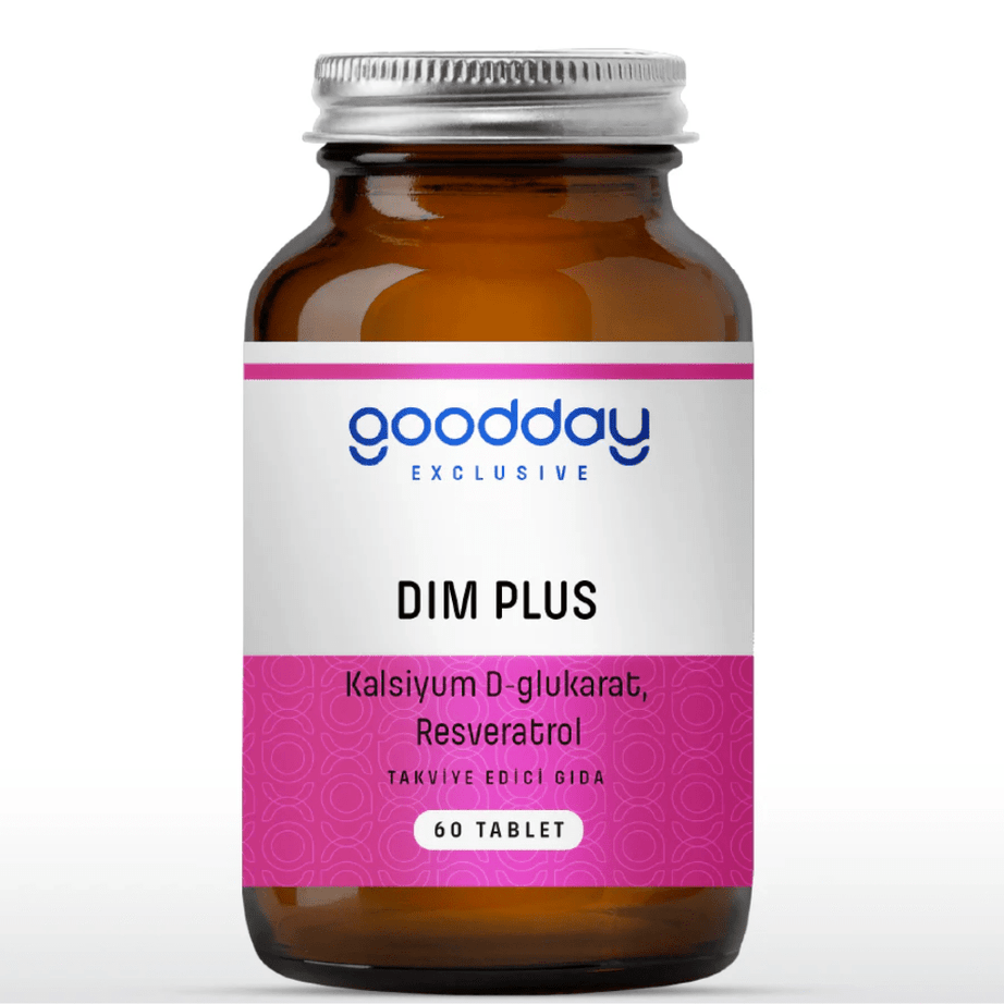 Goodday مكمل غذائي نباتي لدعم العمليات الطبيعية داخل الجسم DIM PLUS 60 قرص