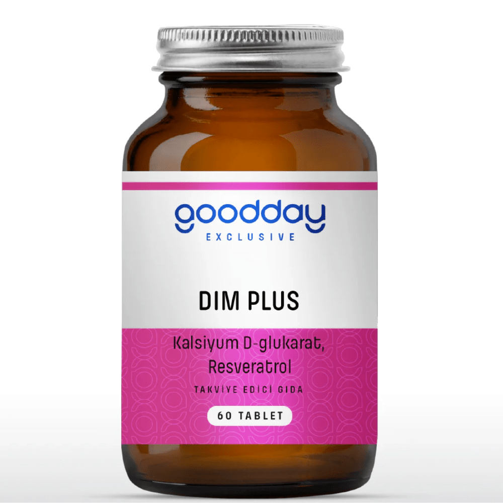 Goodday مكمل غذائي نباتي لدعم العمليات الطبيعية داخل الجسم DIM PLUS 60 قرص