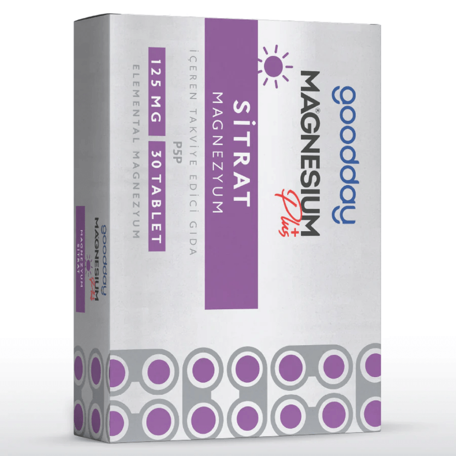 Goodday مكمل منغنيسيوم سترات مع فيتامين B6 30 قرص