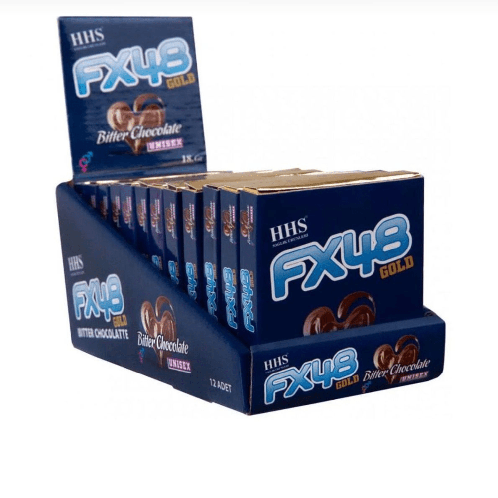 HHS | FX 48 شوكولا مقوية (علبة) 12 قطعة
