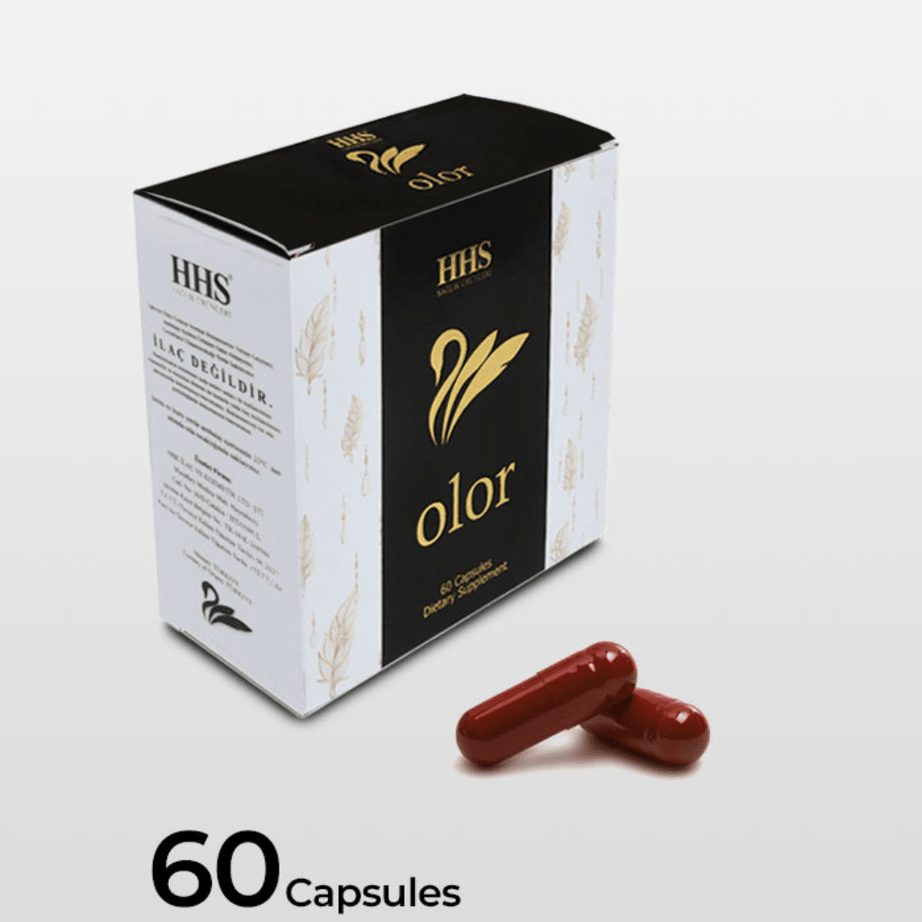 HHS كبسولات اولور العشبية للتنحيف وحرق الدهون | 60 كبسولة