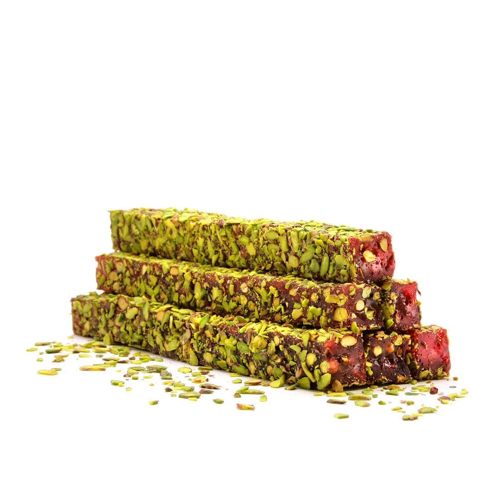 حلقوم تركي بنكهة الرمان مغطس بالفستق 500 غرام | مالطيا بزاريه