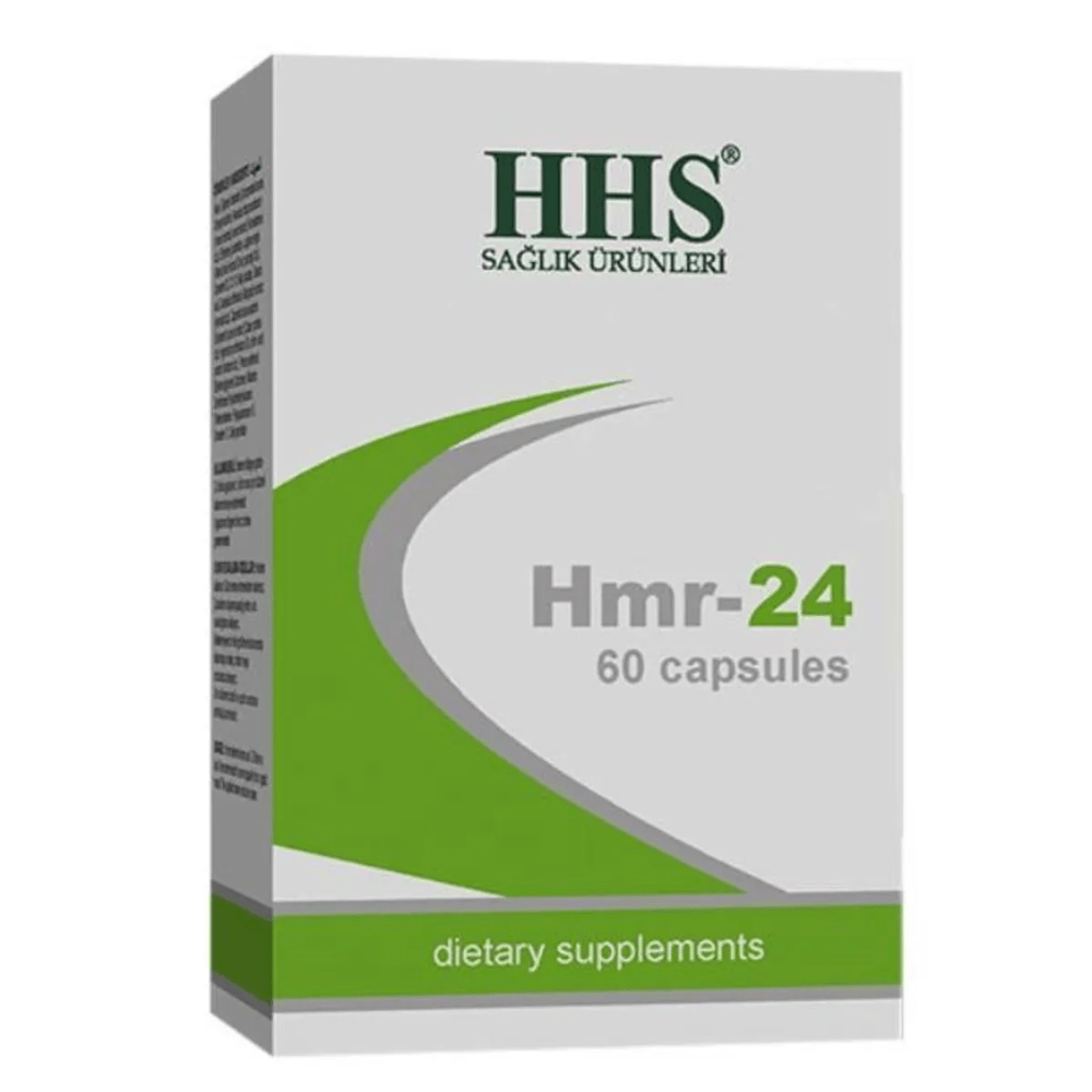 كبسولات عشبية طبيعية HHS Hmr 24 🌿 60 كبسولة