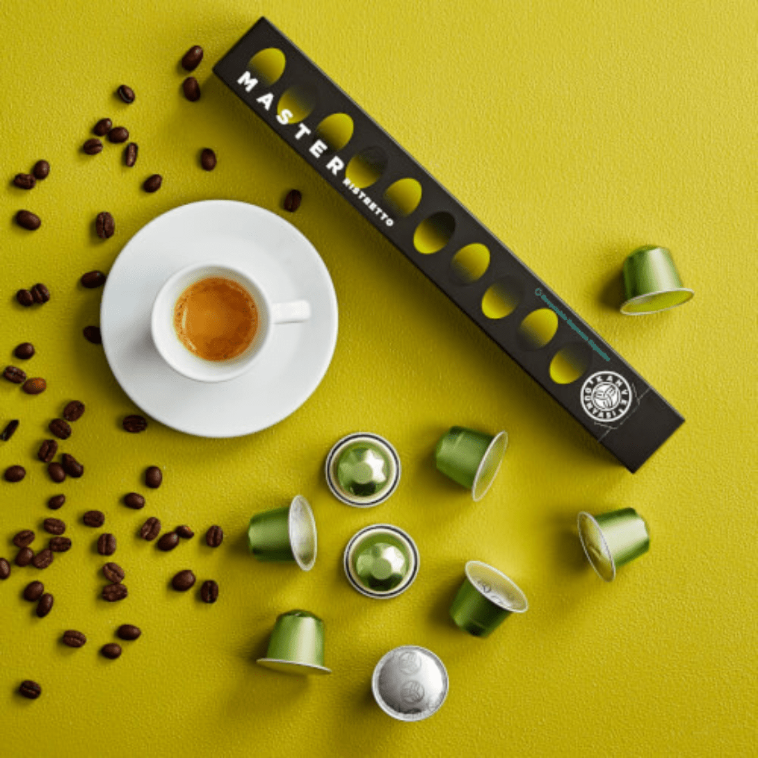 كبسولات قهوة ريستريتو 10 حبات | قهوة دنياسي