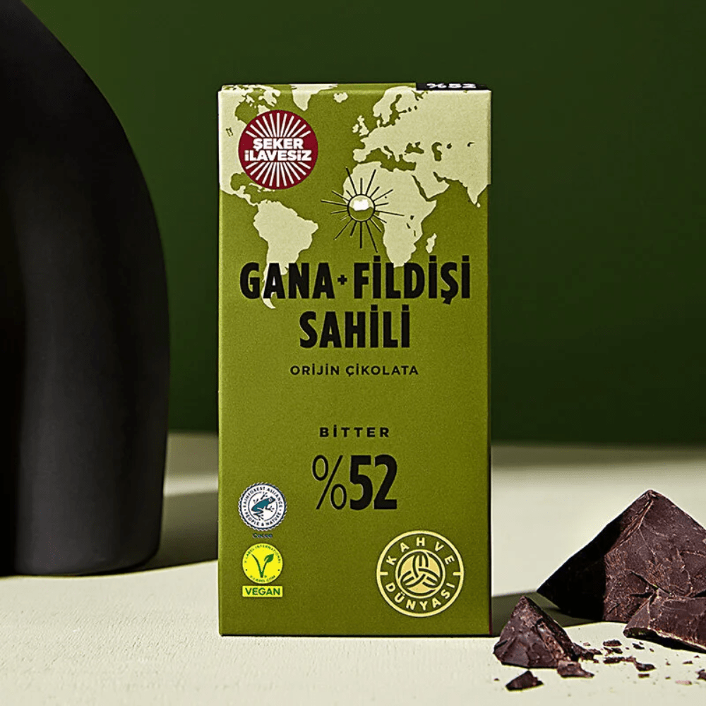 قهوة دنياسي شوكولاتة داكنة بدون سكر 100 غرام