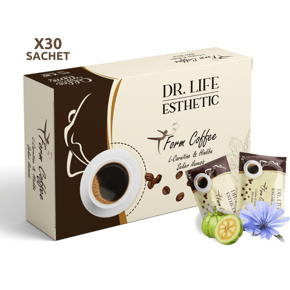 قهوة Dr. Life بالهندباء للتنحيف وإزالة السموم من الجسم 150 غرام X 30 ظرف