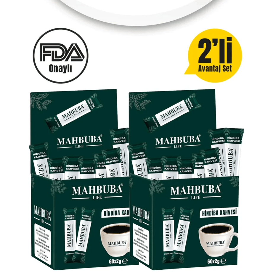 قهوة محبوبة بالهندباء الصحية علبتين 120 ظرف