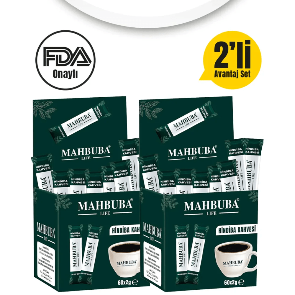 قهوة محبوبة بالهندباء الصحية علبتين 120 ظرف