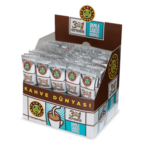 قهوة سريعة التحضير 3 في 1 بنكهة المستكة 40 ظرف قهوة دنياسي