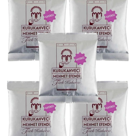 قهوة تركية بدون كافيين 5 قطع 50 غرام | محمد أفندي