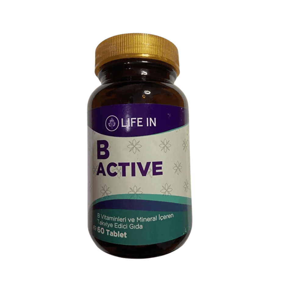 Life In مكمل فيتامين B Active 60 قرص