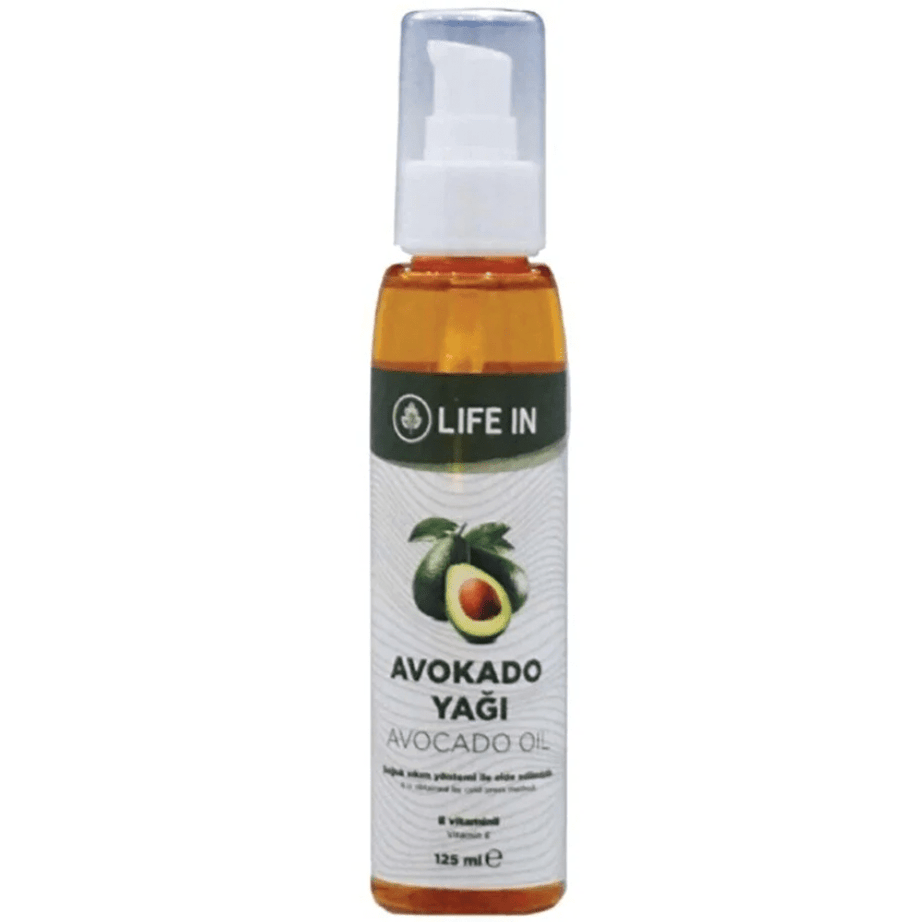 Life In زيت الأفوكادو الطبيعي لعناية البشرة والشعر 125 مل