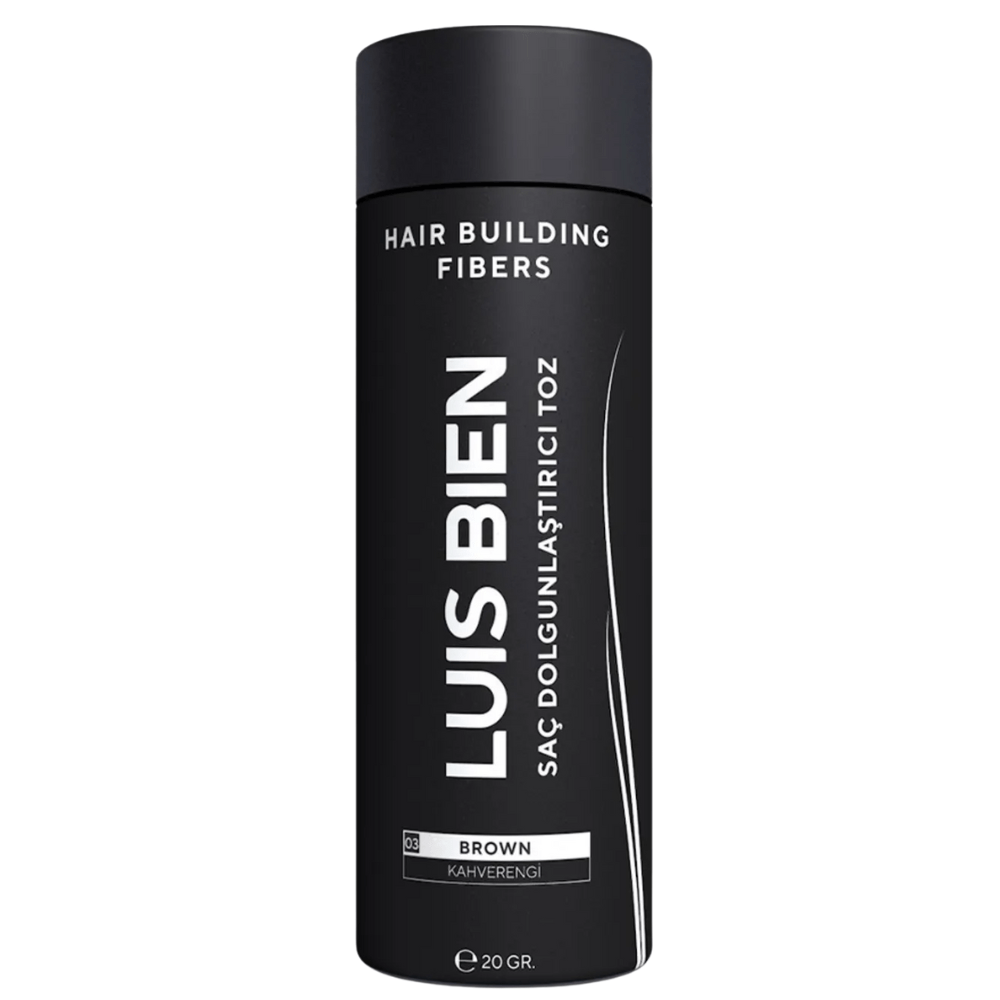لويس بيان بودرة ألياف الشعر لتغطية فورية وفراغات أقل | لون بني 20 غرام