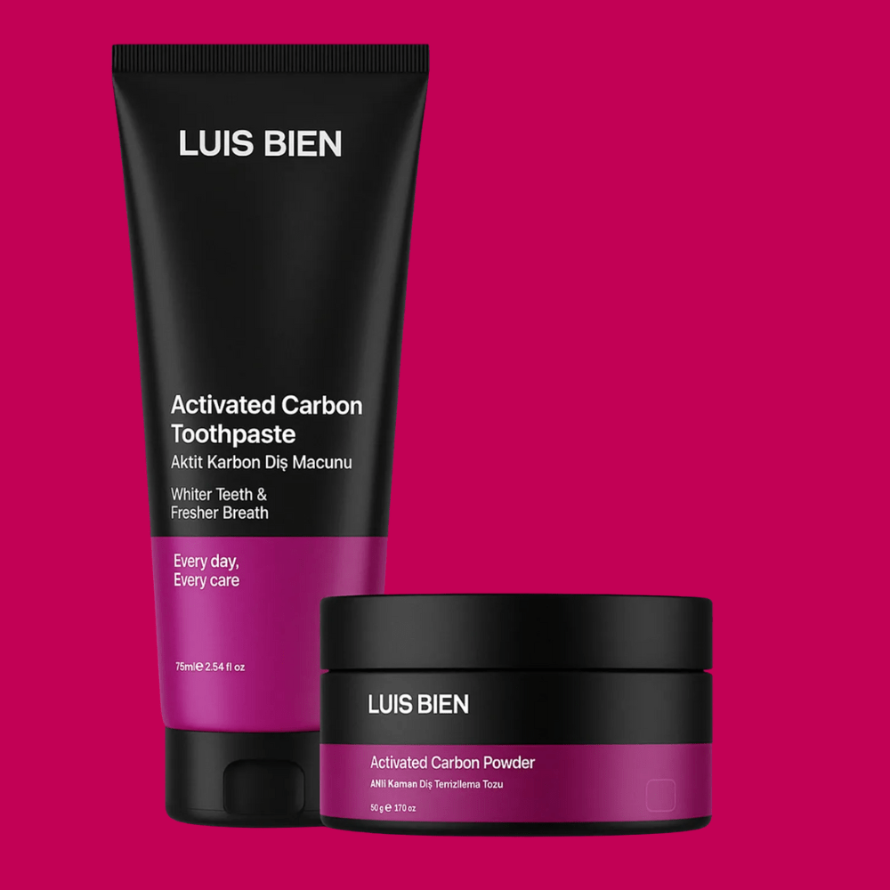 لويس بيان مجموعة تبييض الأسنان بالفحم النشط