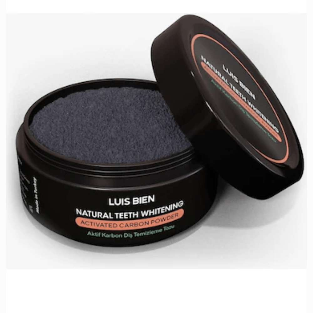 لويس بيان مسحوق تبييض وتنظيف الأسنان بالفحم النشط 50 غرام