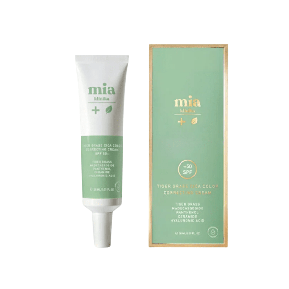 mia klinika كريم لتوحيد لون البشرة ومضاد للاحمرار SPF50+ 30 مل