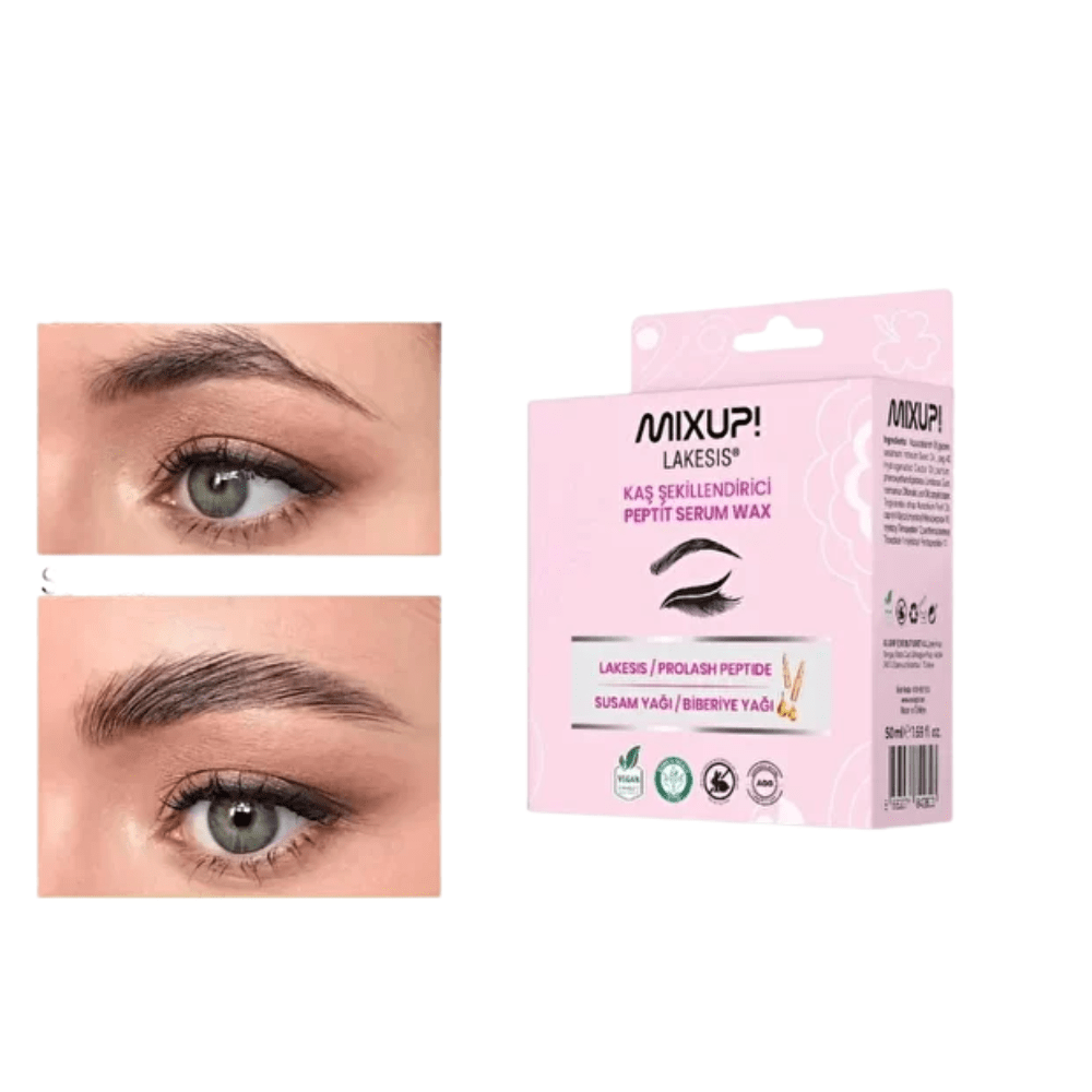 Mixup Lakesis شمع تحديد الحواجب بتركيبة البيبتيد والزيوت الطبيعية 50 مل