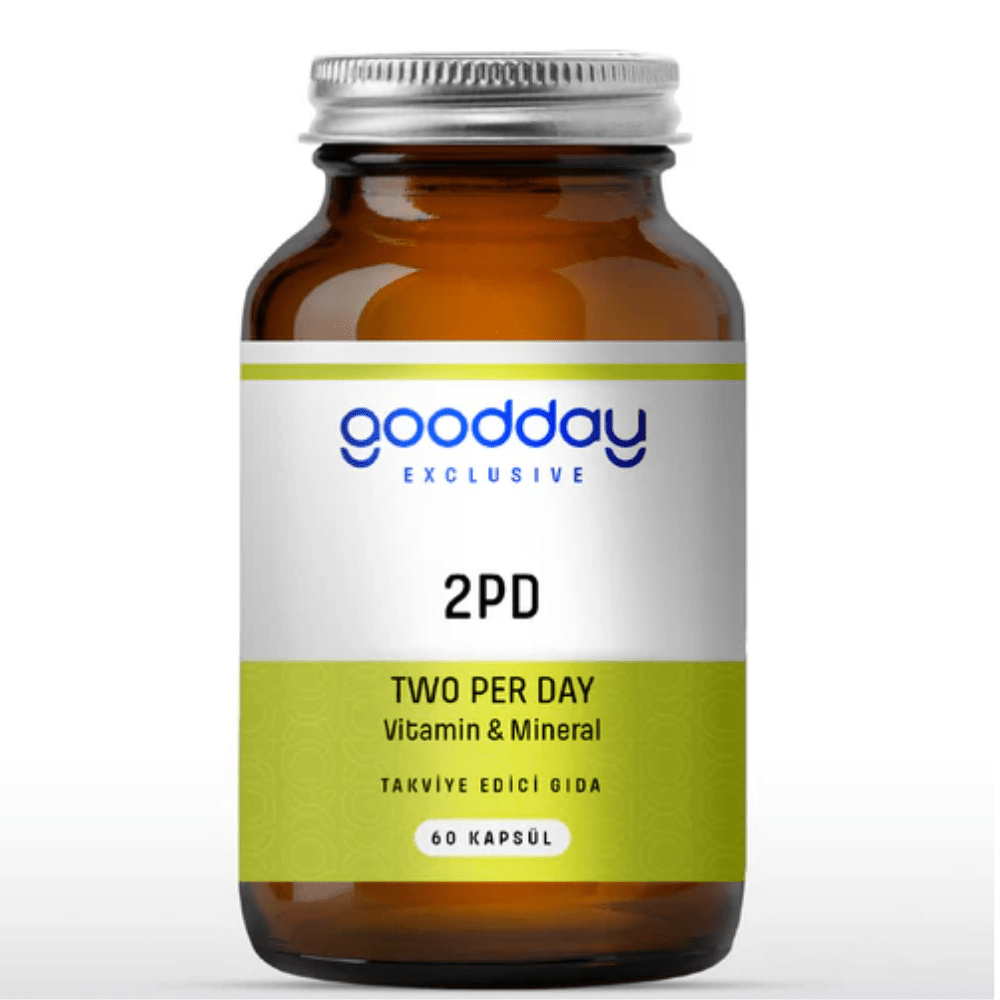 مكمل GOODDAY الغذائي متعدد الفيتامينات والمعادن 60 كبسولة