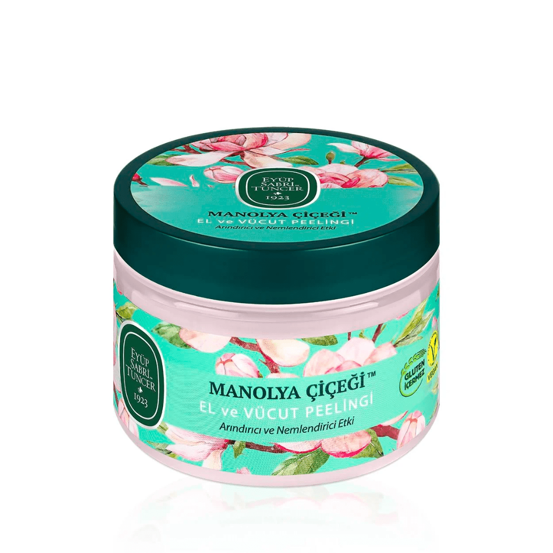 مقشر لليدين والجسم بزهرة المنوليا 400 غرام | أيوب صبري