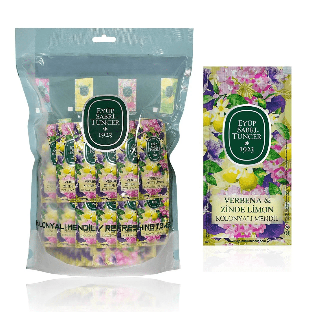 مناديل مبللة برائحة الليمون والفرّبينا حجم صغير 150 قطعة | أيوب صبري