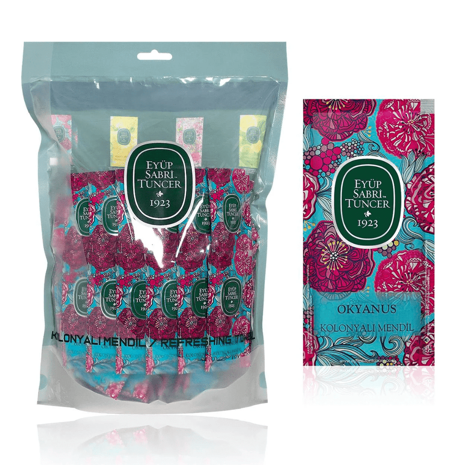 مناديل مبللة برائحة المحيط حجم صغير 150 قطعة | أيوب صبري