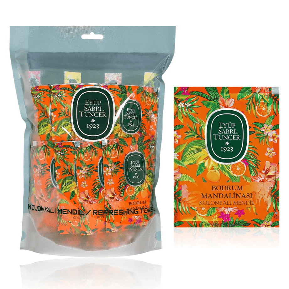 مناديل مبللة برائحة اليوسفي 50 قطعة (حجم كبير) | أيوب صبري