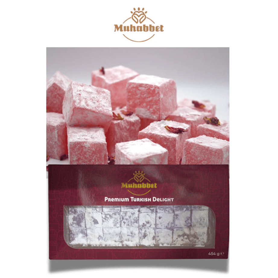 Muhabbet حلقوم فاخر بنكهة الورد 500 غرام