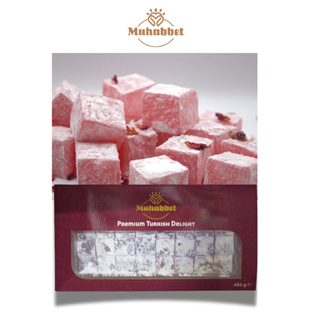 Muhabbet حلقوم فاخر بنكهة الورد 500 غرام
