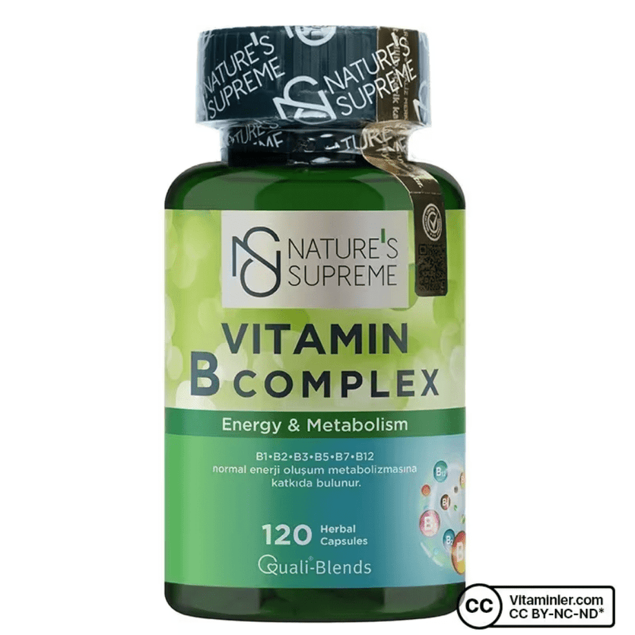 Nature's Supreme فيتامين B Complex 120 كبسولة