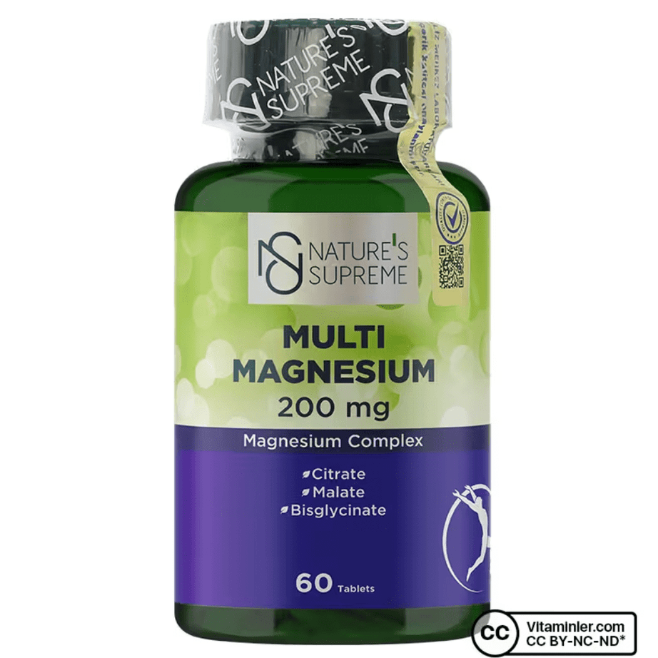 Nature's Supreme مكمل المنغنيسيوم المتعدد 60 قرص