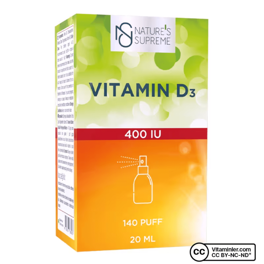 Nature's Supreme مكمل فيتامين D3 400 IU _ 20 مل