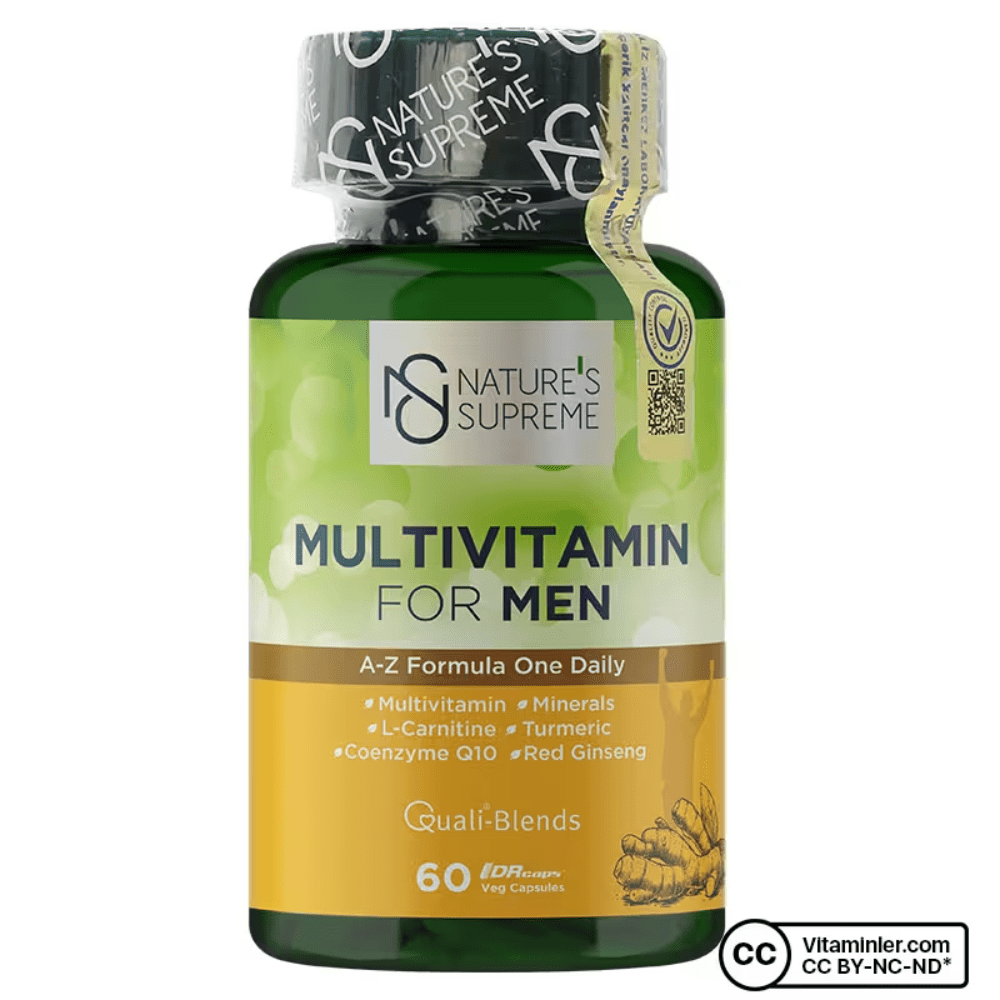 Nature's Supreme مكمل غذائي متعدد الفيتامينات للرجال 60 كبسولة