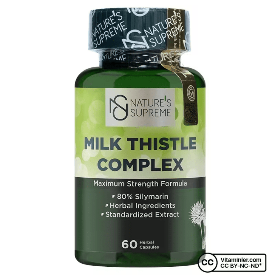 Nature's Supreme مكمل شوك الحليب الغذائي 60 كبسولة
