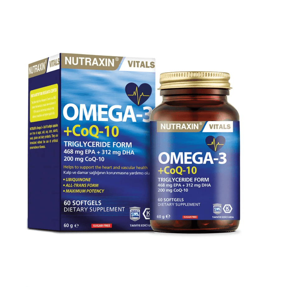 نوتراكسين أوميغا 3 +CoQ - 10 | كبسولة 60
