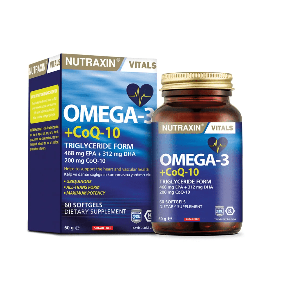 نوتراكسين أوميغا 3 +CoQ - 10 | كبسولة 60