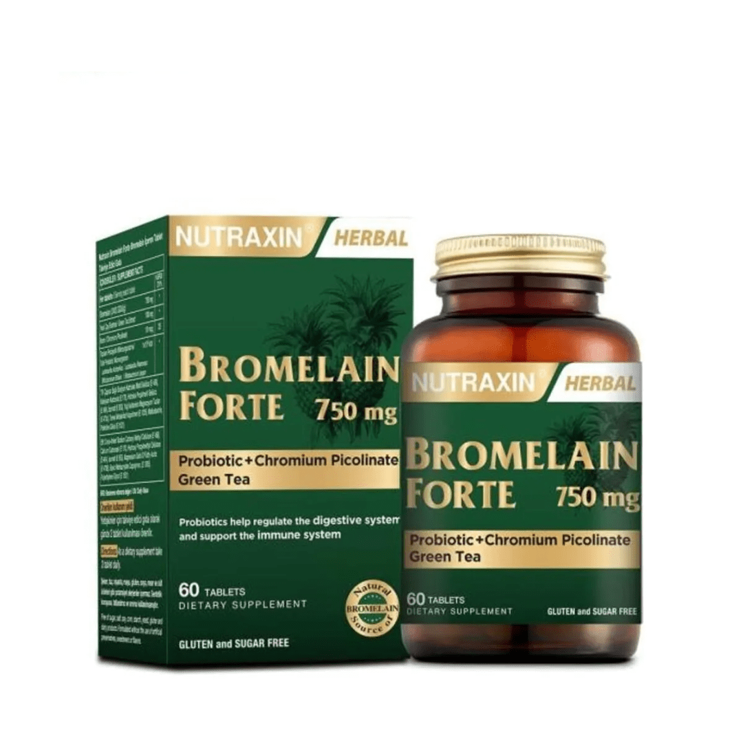 نوتراكسين بروميلين فورت 750 مجم | 60 قرص