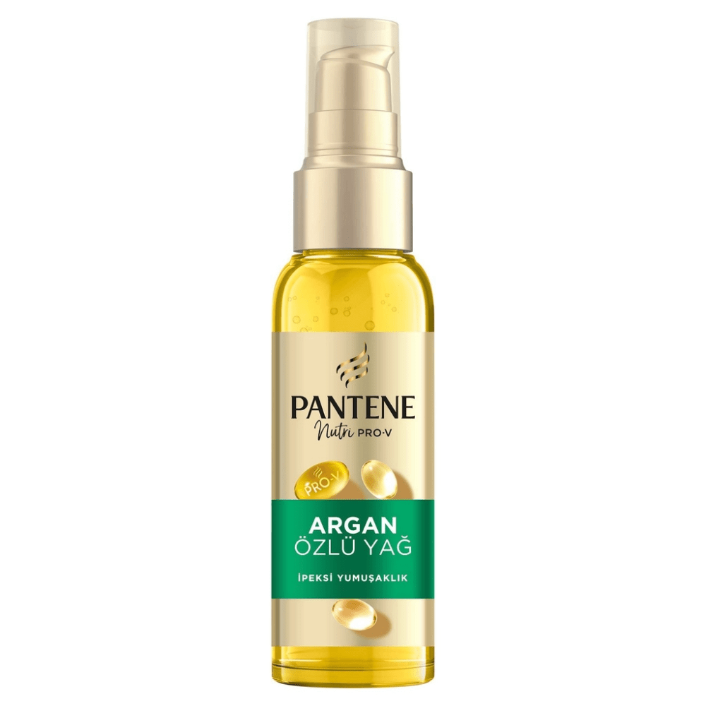 Pantene زيت العناية بالشعر ترطيب ولمعان ونعومة حريرية مع حماية من التلف 100 مل
