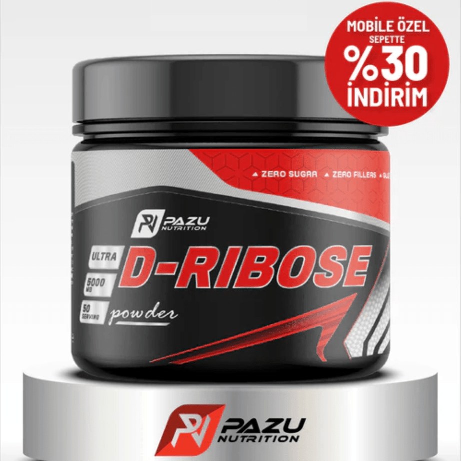 Pazu مكمل الريبوز لدعم الطاقة (ATP) وتحسين الأداء الرياضي 250 غرام